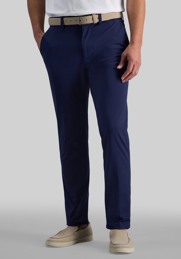 Men's Haggar Sport Travel Performance Straight Fit Flat Front Pants at Jos. A. Bank, Blue/Navy, Size 36x29
