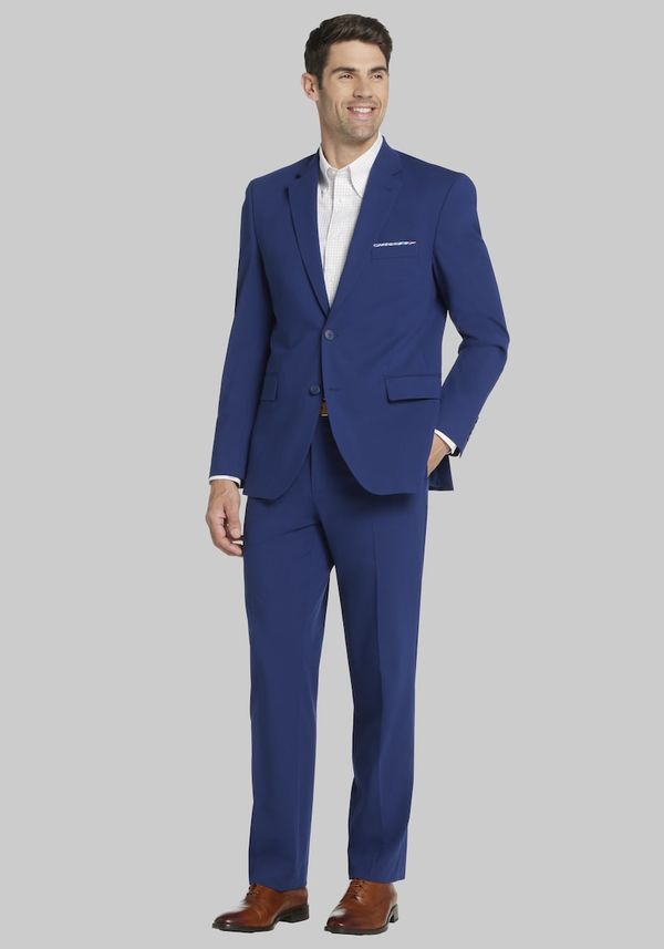 Men's Jos. A. Bank Traditional Fit Suit Jacket at Jos. A. Bank, Bright Blue, Size 40 Long - Suit Separates
