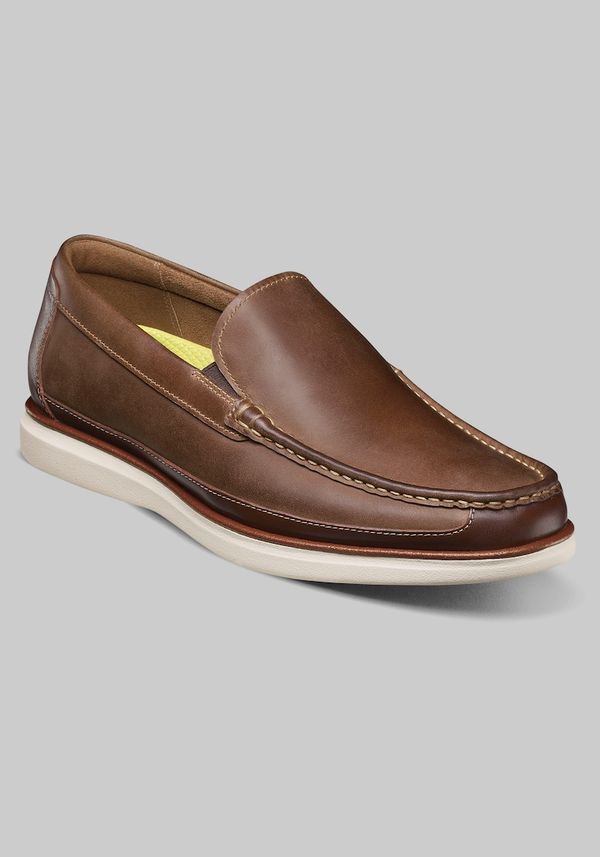 Florsheim Men's Tropics Moc Toe Venetian Slip-On Shoes at Jos. A. Bank, Brown, Size 7 D Width