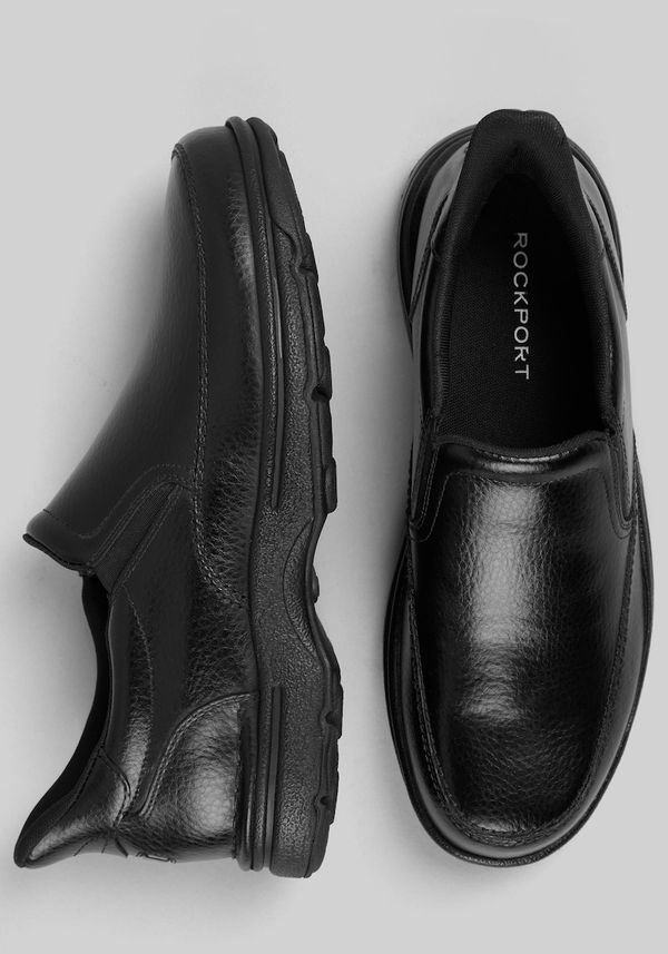 Rockport Men's Ellworth Slip-On Shoes at Jos. A. Bank, Black, Size 10 D Width