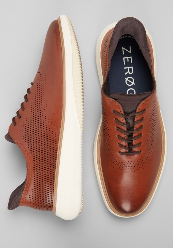 Cole Haan Men's Grand Phaze Laser Quick-On Oxfords at Jos. A. Bank, British Tan, Size 9 D Width - Shoes