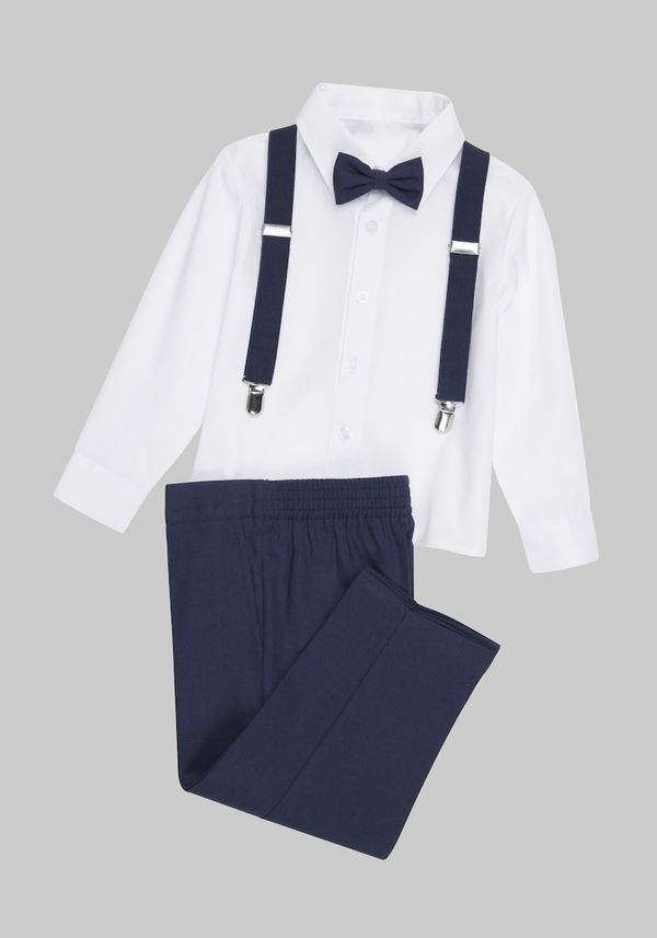 Peanut Butter Collection Barn Safari Line 4-Piece Toddler Boys Suit Set at Jos. A. Bank, Blue, Size 2 Years