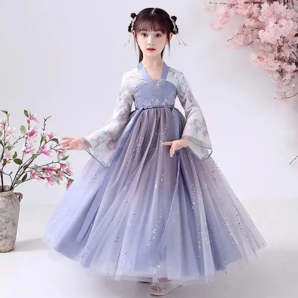 Chinese Hanfu Retro Girls' Dress