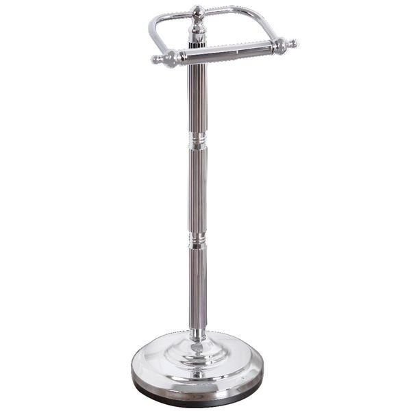 Georgian Freestanding Toilet Paper Holder - Silver