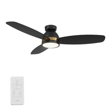 Quest 48-inch Indoor/Outdoor Smart Ceiling Fan, Dimmable LED Light Kit and Remote Control, Works with Alexa/Google Home/Siri