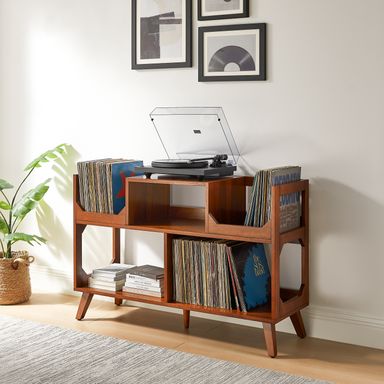 Crosley Asheville Large Record Storage Console