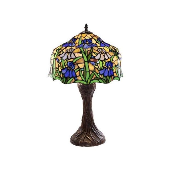 Warehouse of Tiffany Tiffany-style Iris Table Lamp