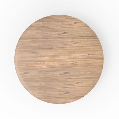 Cove Round Solid Wood Dining Table, Natural