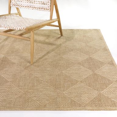Antenora Checkered Diamond Indoor/Outdoor Area Rug