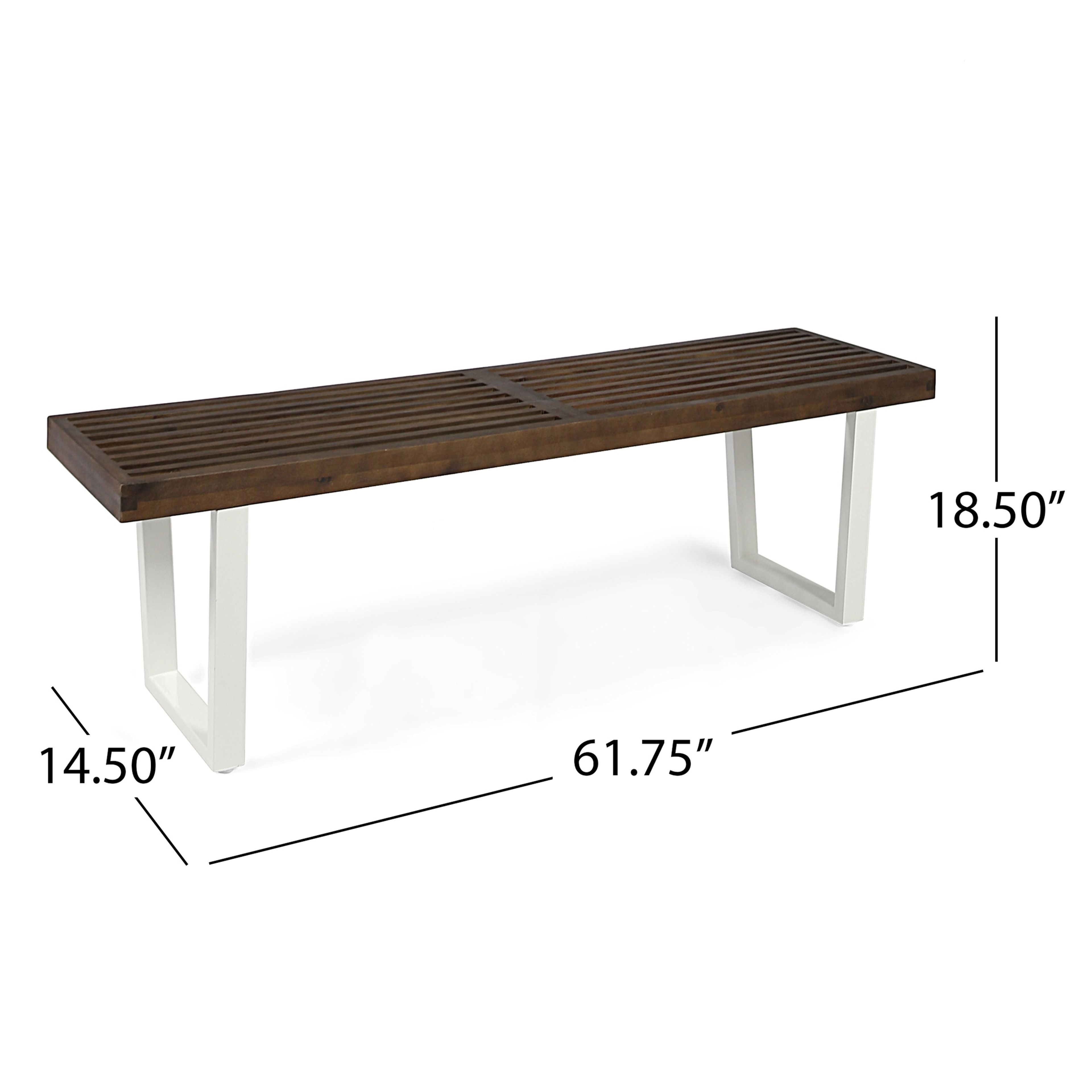 Fresno Acacia Outdoor Dining Bench - Christopher Knight