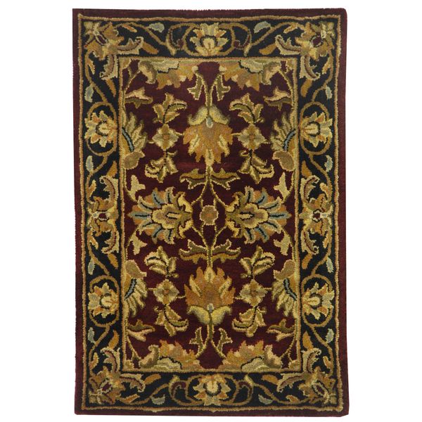 SAFAVIEH Handmade Heritage Sharee Traditional Oriental Wool Rug