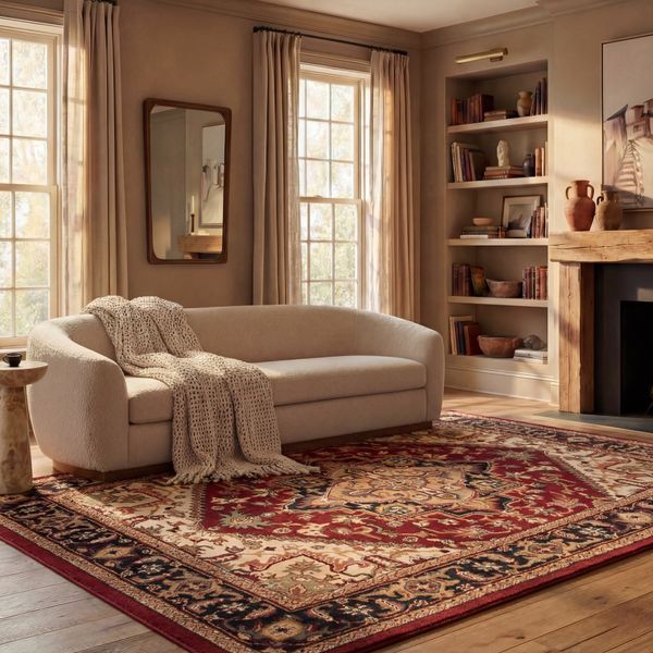 SAFAVIEH Handmade Heritage Asia Traditional Oriental Wool Rug