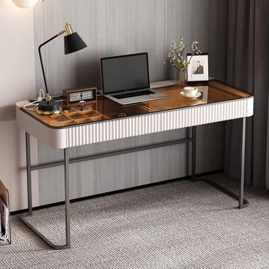 Home Office Desk, Computer Desk with USB Intelligent Socket (53IN)