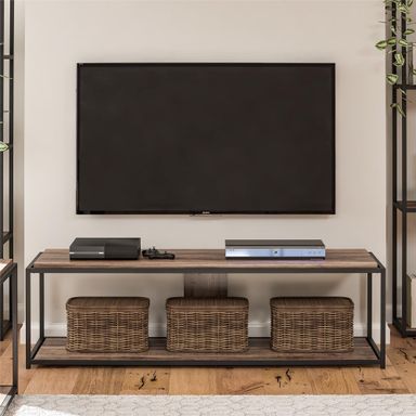 Ameriwood Home Machias TV Stand for TVs up to 65", Weathered Oak