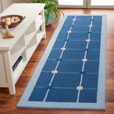 SAFAVIEH Handmade Genre Lozena Checkered Wool Rug