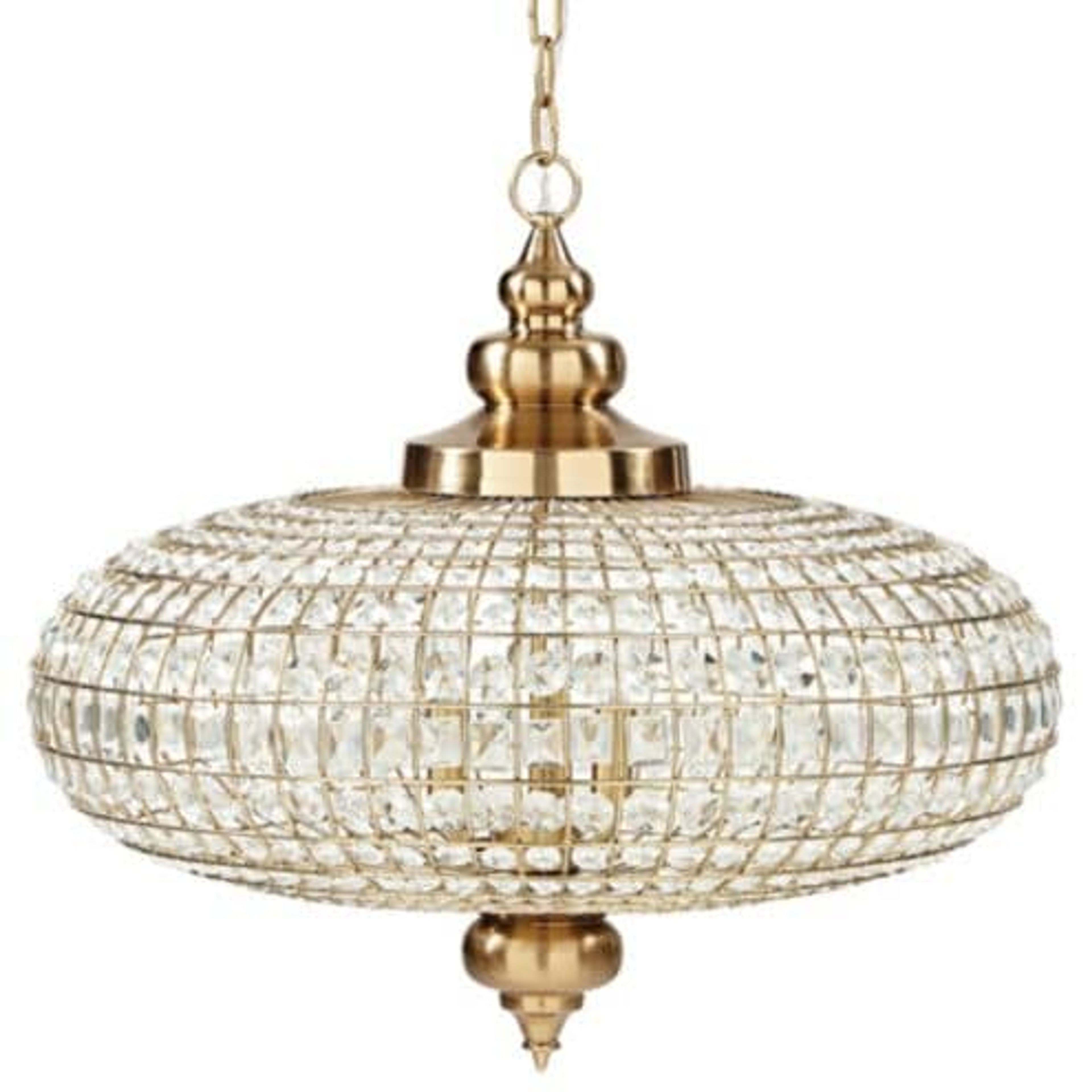 Lucille 3-Light Crystal Moroccan Chandelier | Ballard Designs