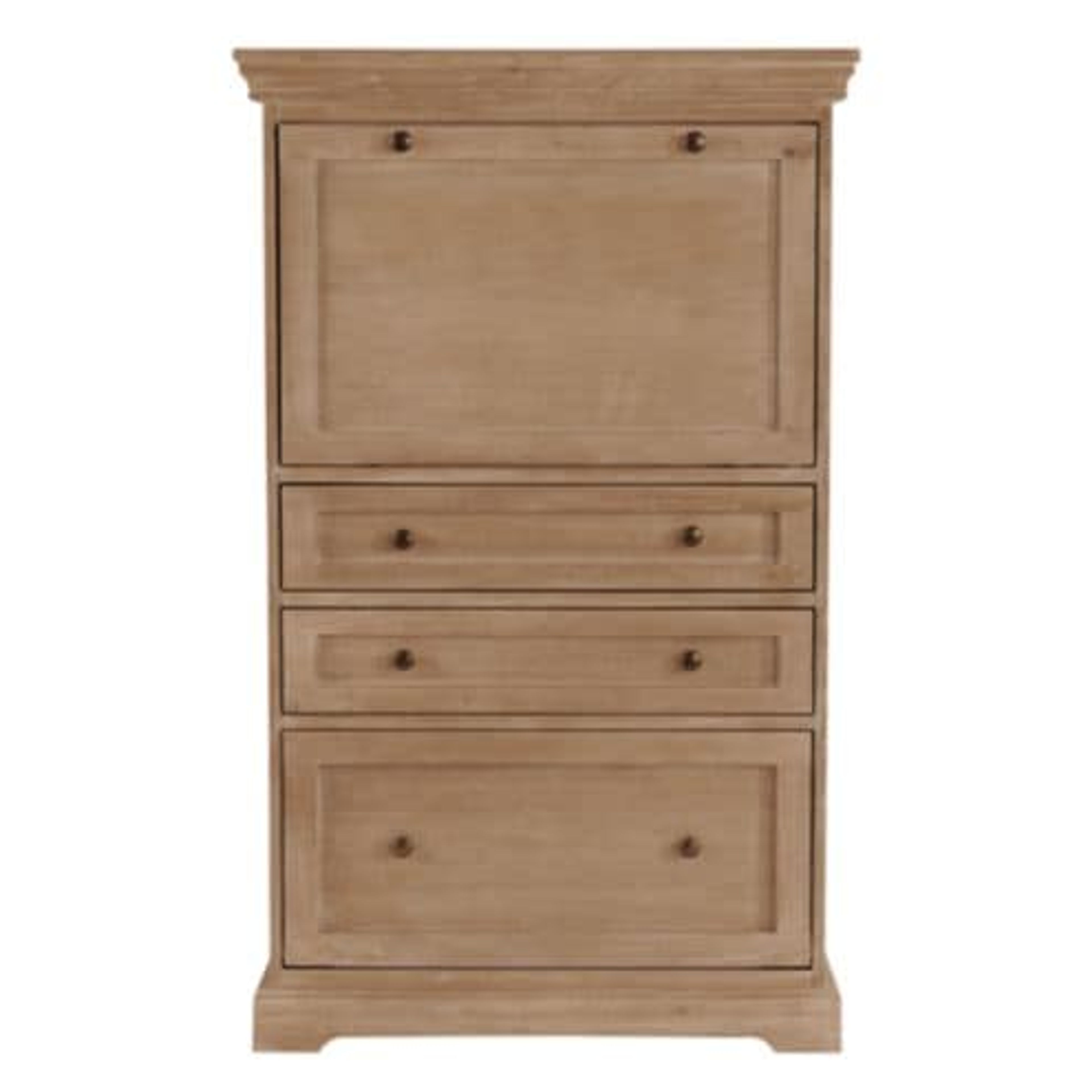 Eastman Secretary Desk with Storage & USB Ports