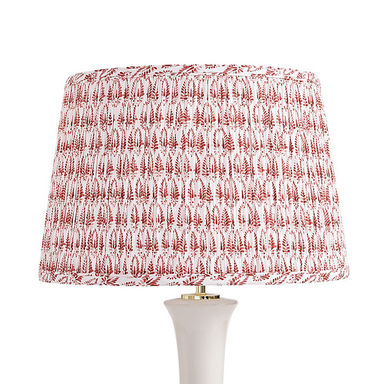 Isla Block Print Pleated Lamp Shade