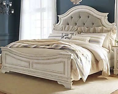 Realyn Queen Upholstered Panel Bed