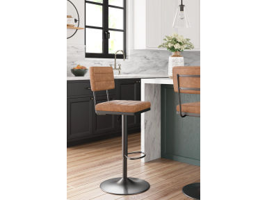 Strumford Bar Height Bar Stool with Seat and Back


| Ashley