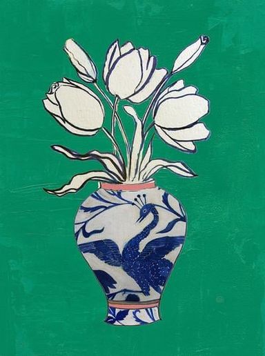 Flowers in Vase by Ruti Shaashua on Artfully Walls