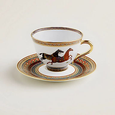 Cheval d’Orient tea cup and saucer n°1