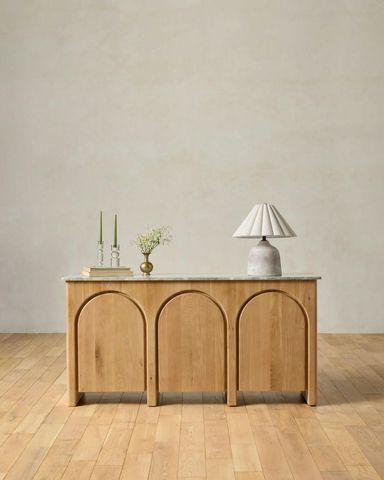 LaSalle Sideboard - Natural Oak 72.25W x 36H x 20.75D