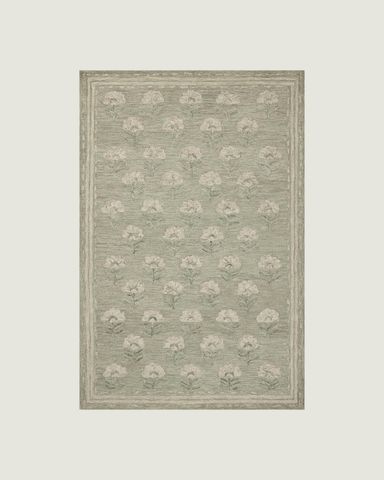 Lilette Hand-Tufted Wool Rug - Sage / Blush 8&apos; 0&quot; x 10&apos; 0&quot;