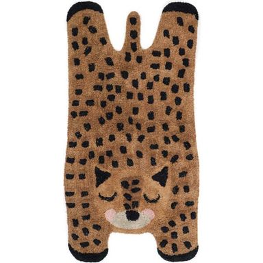 Non-Slip Back Hand-Tufted Rug, Little Cheetah - Nattiot | Maisonette