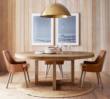 Portola Round Extending Dining Table (54"- 74")