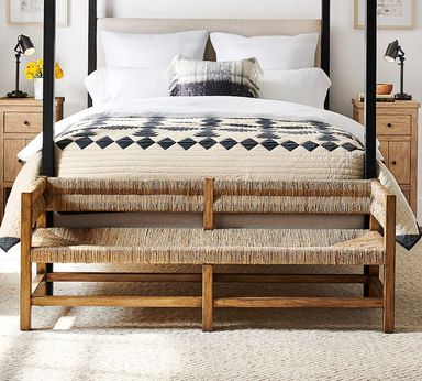 Malibu Woven Bench (64")
