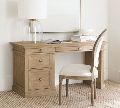 Livingston Single Cabinet Writing Desk (57")
