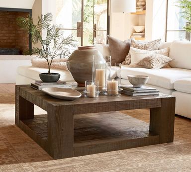 Rockport Square Reclaimed Wood Coffee Table (44")
