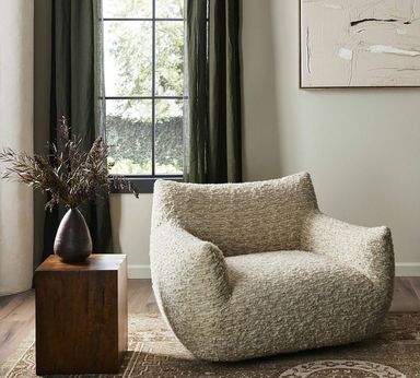 Hawthorn Upholstered Swivel Armchair