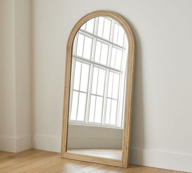 Field Handcrafted Wooden Rectangular Wall Mirror