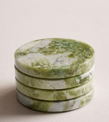 Hanson Coaster, Apple Jade, Set of Four