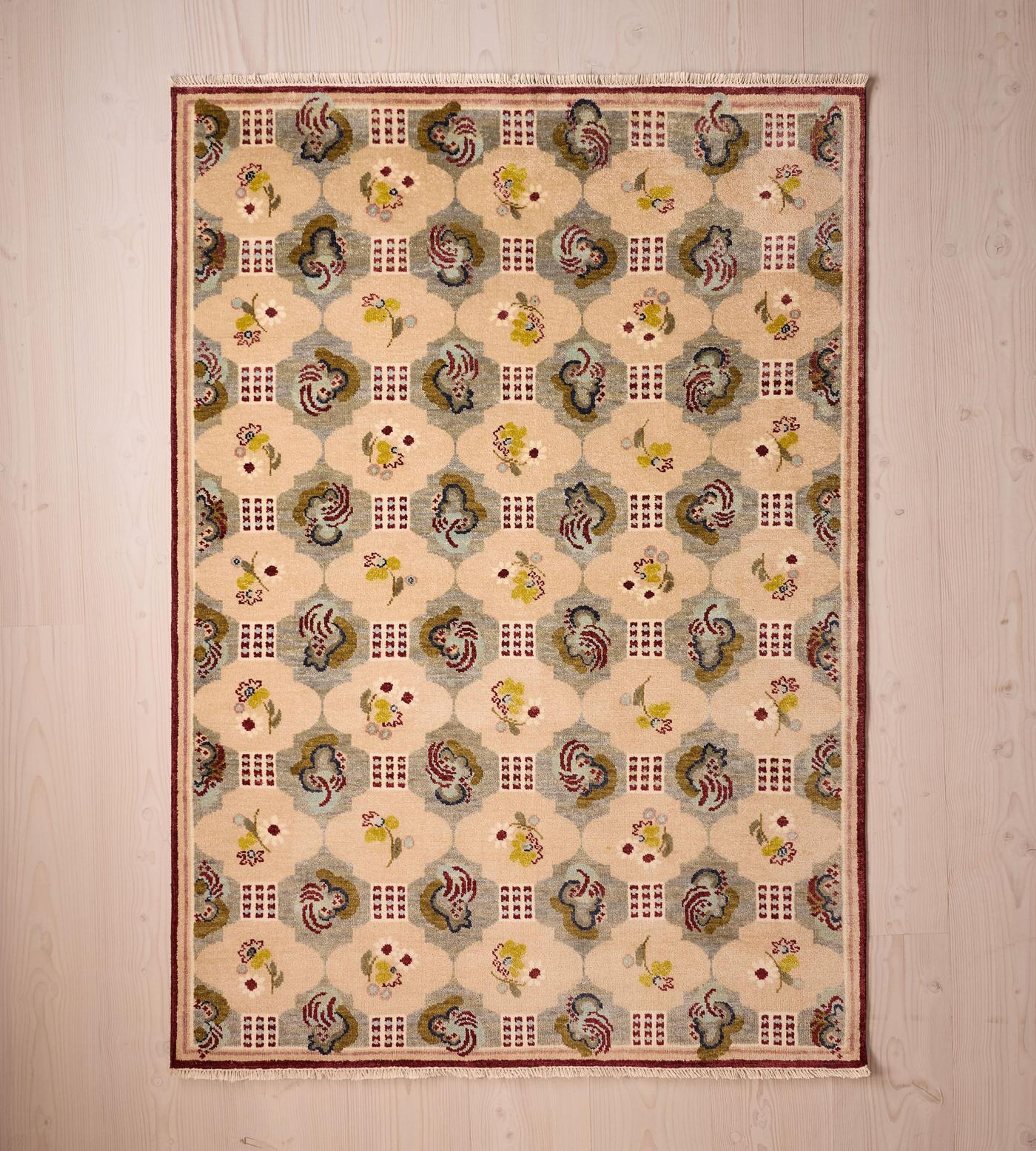 Edwardson Hand-Knotted Abstract Floral Rug | Soho Home