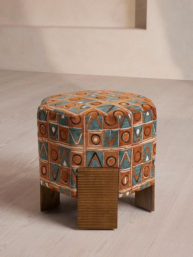 Alvin Footstool, Lumi Jacquard