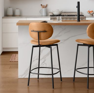 Flynn Leather Bar &amp; Counter Stool