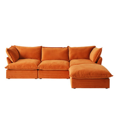 Anuthy 4 - Piece Slipcovered Sectional