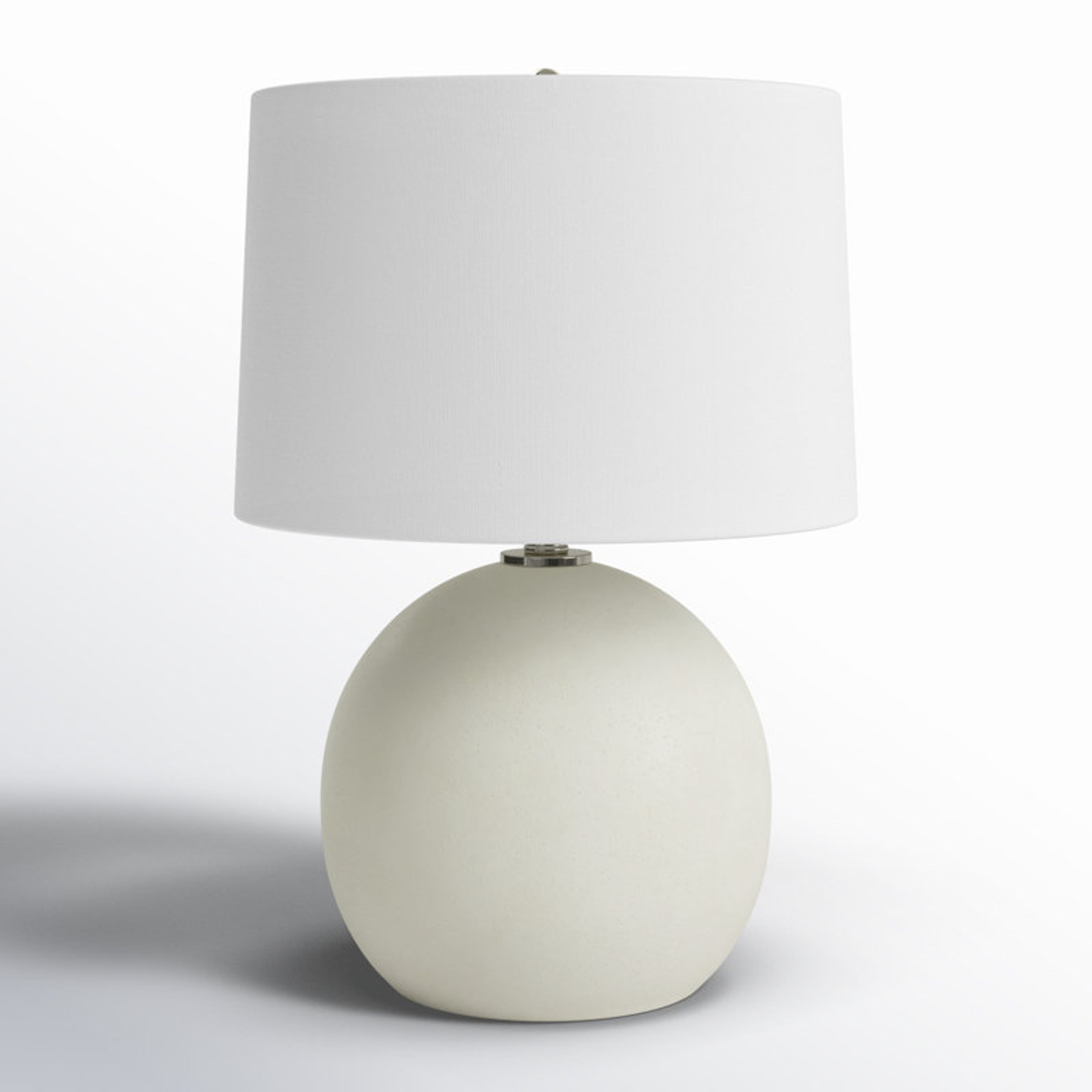 Shillington Cream Ceramic Table Lamp - Modern Bold Design