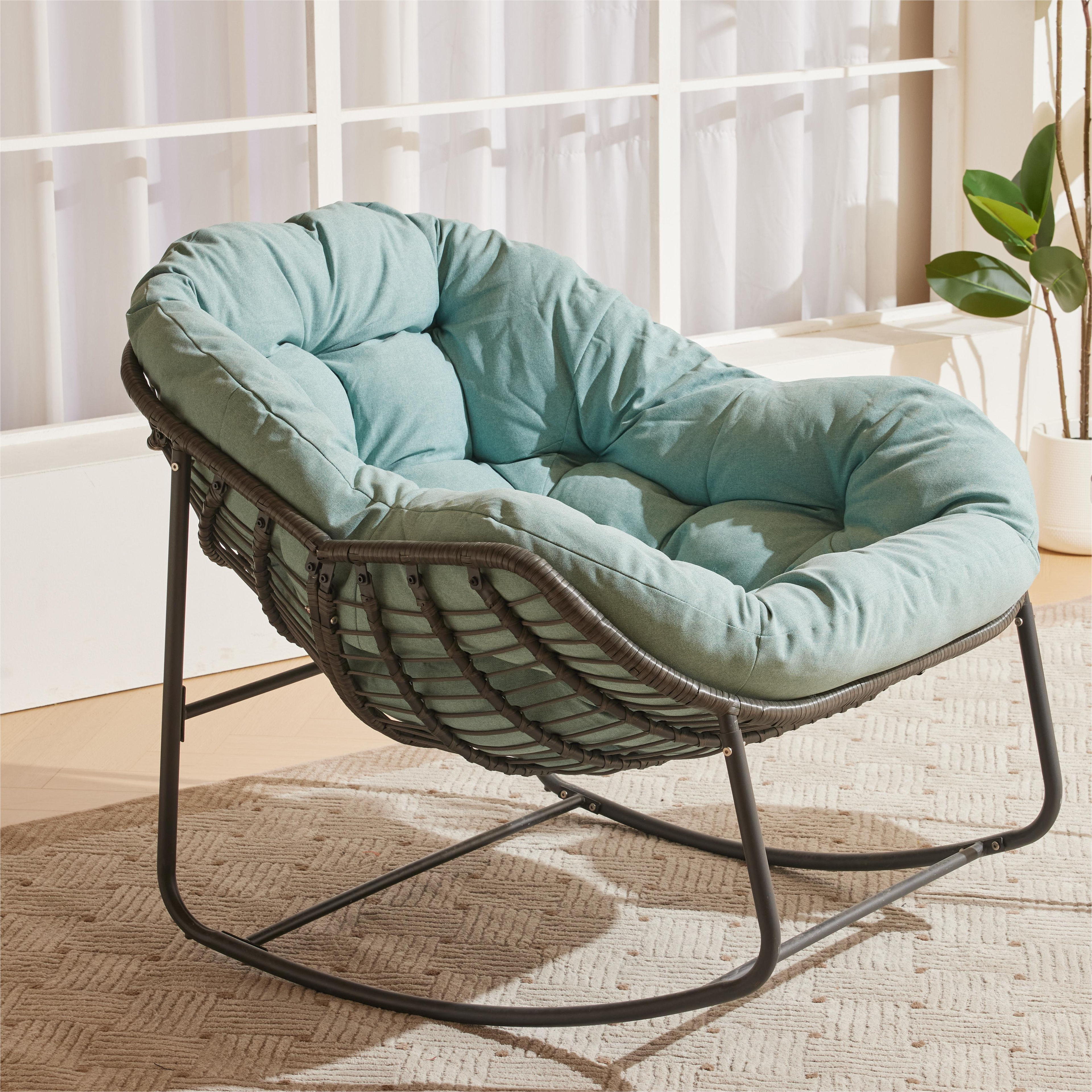Varad Metal Rocking Chair by Ebern Designs | Wayfair