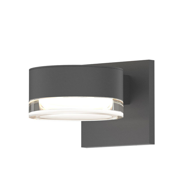 Reals 2 - Bulb 4.63" H Integrated LED Outdoor Armed Sconce