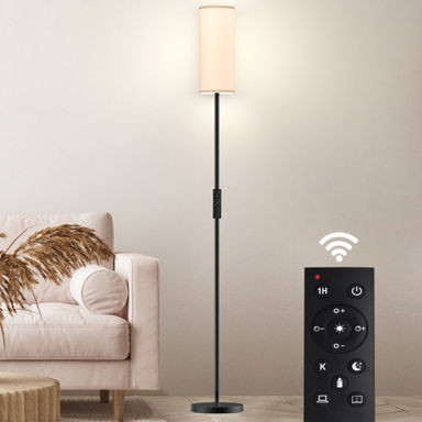 Rodenal 66.5" Floor Lamp with Remote Control and Smart Bulb Included