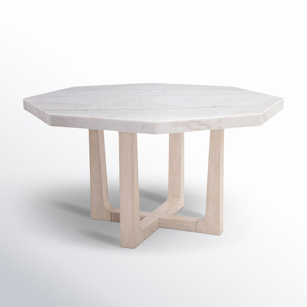 Landover 86" Genuine Marble Dining Table