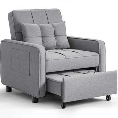 Ebern Designs the Sleeper Long Convertible Sofa Bed, Versatile Comfort, Multi-functional Sofa & Reviews | Wayfair
