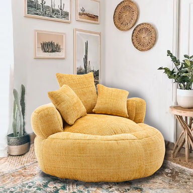 Isabelle & Max™ Memory Foam Bean Bag Chair for Kids, People Dog Bed, Chenille Fabric Cover, Indoor/Outdoor Lazy Susans, by Amitiel & Reviews | Wayfair