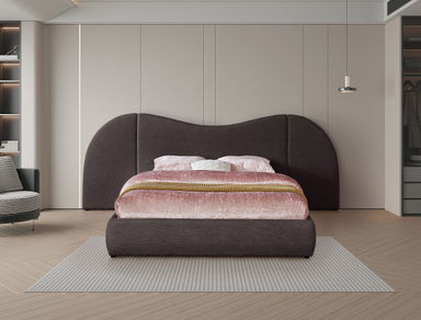 Hyrup Upholstered Panel Bed
