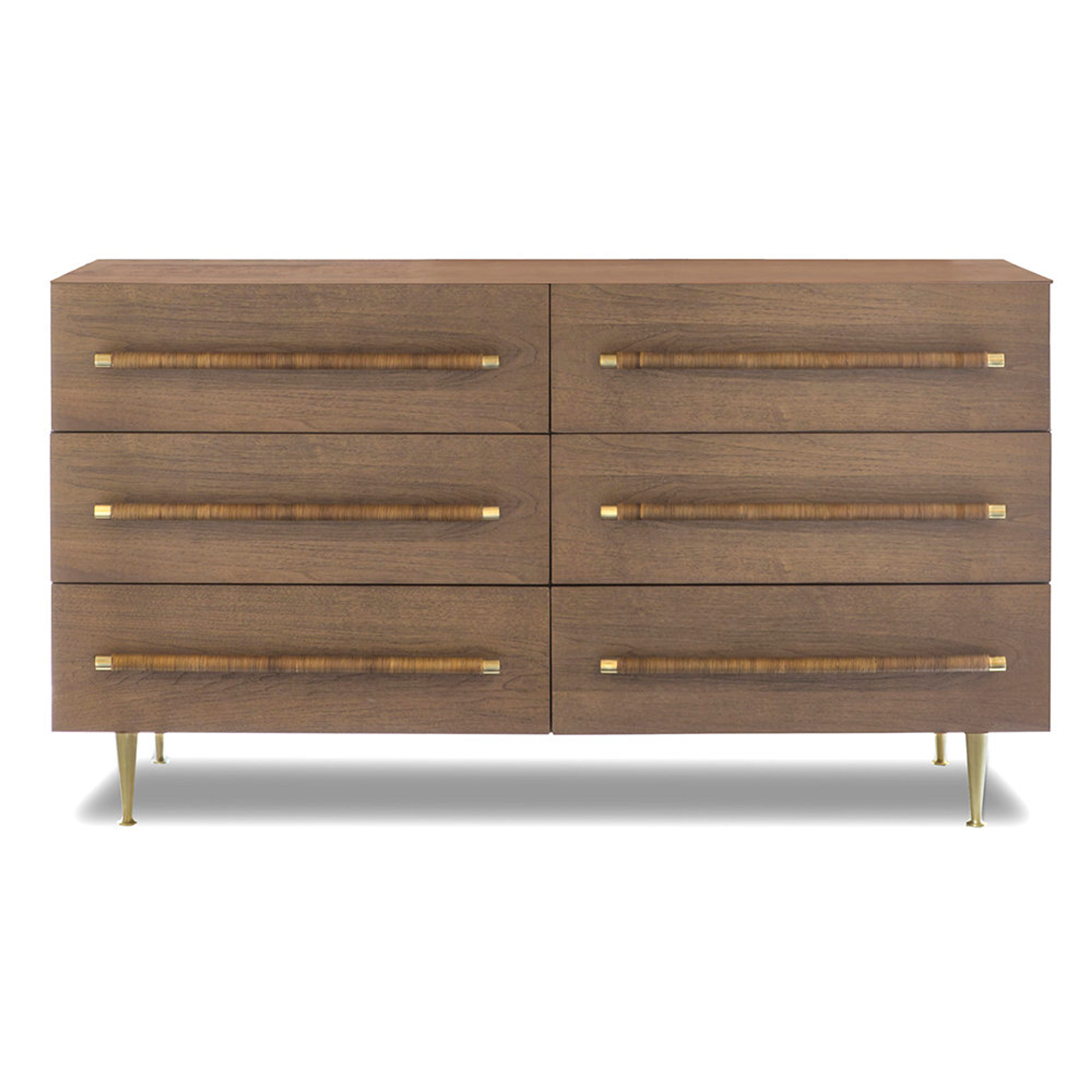 Audrey 6-Drawer Double Dresser by Brownstone Furniture | Wayfair