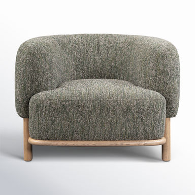 AllModern Moris Upholstered Barrel Chair & Reviews | Wayfair